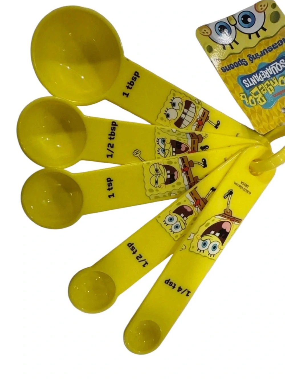SpongeBob Square Pants Tea Spoon Measuring Cup Set Nickelodeon